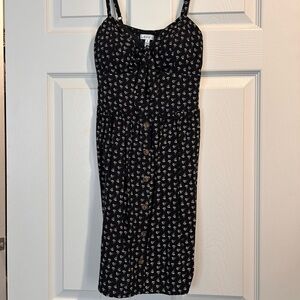 AUW Black and White Patterned Summer Dress
